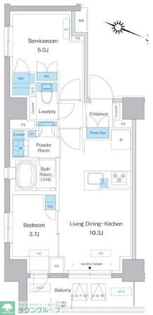 プレディアコート板橋の物件間取画像